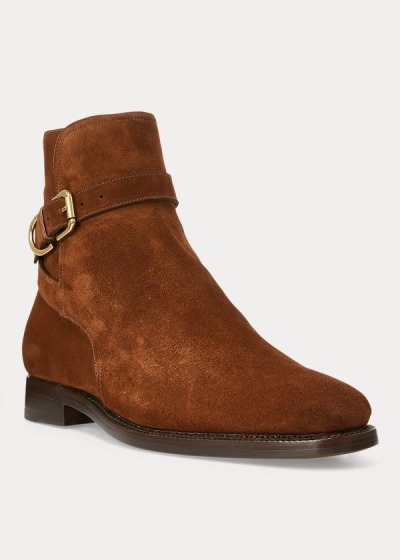 Botas Ralph Lauren Macon Camurça Jodhpur Homem 75982-JUCF